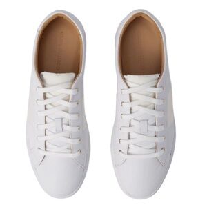 Club Monaco Jowenna White Leather Low Top Sneaker Women’s Size 9 Lace Up NIB